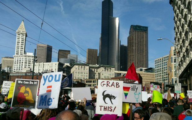 Turning onto Fourth Avenue and heading downtown